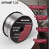 Mig Welding Wire Gasless Mild Steel E71T-GS Flux Core 0.8 0.9mm 1 Roll 1kg Self-Shielded No Gas Iron Welding Machine Welder
