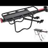 Rear Bike Rack Bicycle Cargo Rack Full Quick Release Adjustable Bicycle Carrier Bike Luggage Rack for Back of Bike Aluminum Alloy 115 lbs Capacity Bik
