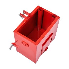 VEVOR Ballast Box 3 Point Category 1 Tractor, 800lbs Capacity Hitch Ballast Box, for 2'' Hitch Receiver, Tractor Ballast Box with 5cu.ft Volume