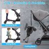 New-Universal Stroller Board with Detachable Seat, 2in1 Sit and Stand Stroller Glider Board for Most Strollers