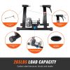 VEVOR Bike Trainer Stand, Fluid Stationary Bike Stand for 26"-29" Wheels, Noise Reduction Fluid Flywheel