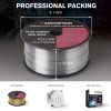 Mig Welding Wire Gasless Mild Steel E71T-GS Flux Core 0.8 0.9mm 1 Roll 1kg Self-Shielded No Gas Iron Welding Machine Welder