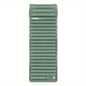 Camping Sleeping Pad; Inflatable Sleeping Mat With Pillows; Waterproof Lightweight Mattress; Folding Bed Cushion For Backpack Travel Hiking Camping Wi (Color: light green)