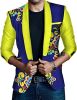 Men's African Indian Dashiki Suit Print Floral Dress Suits Shawl Collar One Button Party Blazer Jacket Tops
