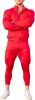 Men's Casual Sportswear Two-Pieces Suits Slim Fit Sweaters Pants Outfits