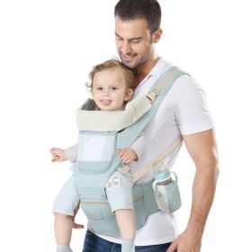 Baby Carrier with Hip Seat, Multi-Functional 9 in 1 Baby Carrier (Color: Green)
