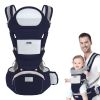 Baby Carrier with Hip Seat, Multi-Functional 9 in 1 Baby Carrier