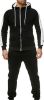 Men's2 Pieces Jacket & Pants Jogging Suits Sweatsuit Sportswear Casual Outfits Suit Full Zip Sports Sweatsuits