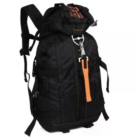 Travel Hiking Backpack Trekking Camping Backpacks Waterproof Hiking Daypack Lightweight Outdoor Sport Travel Backpack for Men (Color: Black)