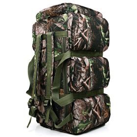 Outdoor 90L Men Tactical Luggage Bag Super Capacity Mountaineering Bags Waterproof Men Backpack Travel Camping Tent Bag (Color: camouflage 2)