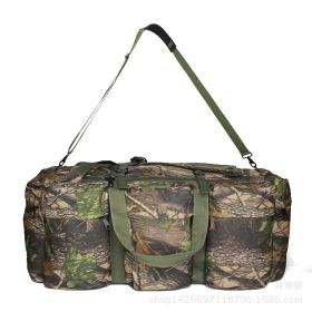 Super Capacity 100L Tactical Luggage Bag Waterproof Large Shoulder Travel Bags Backpack Outdoor Camping Tent Bag (Color: tree Green)