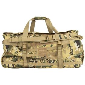 Super Capacity 106L Tactical Luggage Bag 600D Nylon Waterproof Shoulder Travel Bag Backpack Outdoor Large Camping Bags (Color: CP)