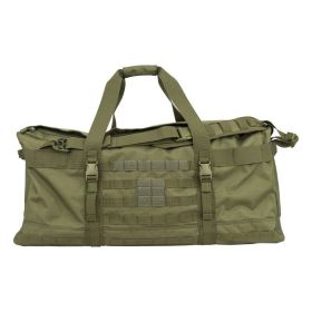 Super Capacity 106L Tactical Luggage Bag 600D Nylon Waterproof Shoulder Travel Bag Backpack Outdoor Large Camping Bags (Color: Green)