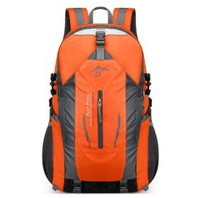 Oulylan 40L Outdoor Hiking Backpack Men Sports Climbing Bag Mochila Camping Mountaineering Bag Travel Trekking Rucksack (Color: Orange)