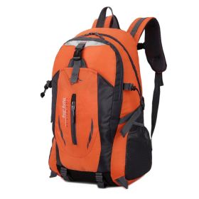 Oulylan Outdoor Sports Backpacks Camping Hiking Backpacks Sports Bag Mountaineering Bag Waterproof Climbing Backpacks Men Women (Color: Orange)