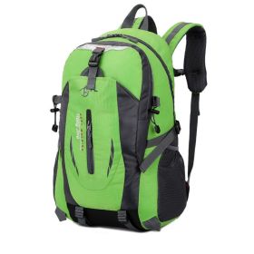 Oulylan Outdoor Sports Backpacks Camping Hiking Backpacks Sports Bag Mountaineering Bag Waterproof Climbing Backpacks Men Women (Color: Green)
