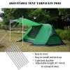 2PCS Telescoping Tarp Poles Portable Lightweight Adjustable Aluminum Rods for Tent Awning Outdoor Camping Hiking Tent Pole 2020