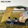 Outdoor Camping Car Awning Shade Sail Car Tail/Side Tent Canopy Sunscreen 210D Oxford Cloth PU2000 Waterproof Sunshade