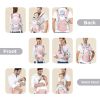 Baby Carrier with Hip Seat, Multi-Functional 9 in 1 Baby Carrier