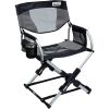 Pico Arm Chair, Folding Director's Chair with Carry Bag 21.7"D x 20.9"W x 33.9"H
