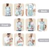 Baby Carrier with Hip Seat, Multi-Functional 9 in 1 Baby Carrier