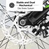 24 Inch Fat Tire Bike Adult/Youth Full Shimano 7 Speeds Mountain Bike, Dual Disc Brake, High-Carbon Steel Frame, Front Suspension, Mountain Trail Bike