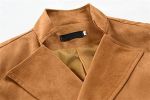 Men's Solid Color Double Breasted Vest Slim FIt Fashion Business Waistcoat