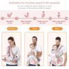 Baby Carrier with Hip Seat, Multi-Functional 9 in 1 Baby Carrier
